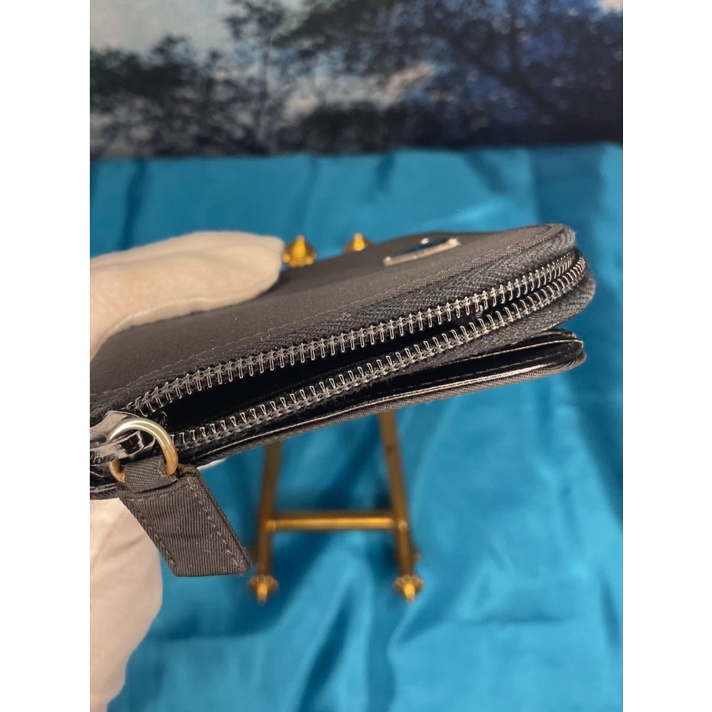 Prada Black Wallet Leather and Nylon VGUC - Picture 12 of 15
